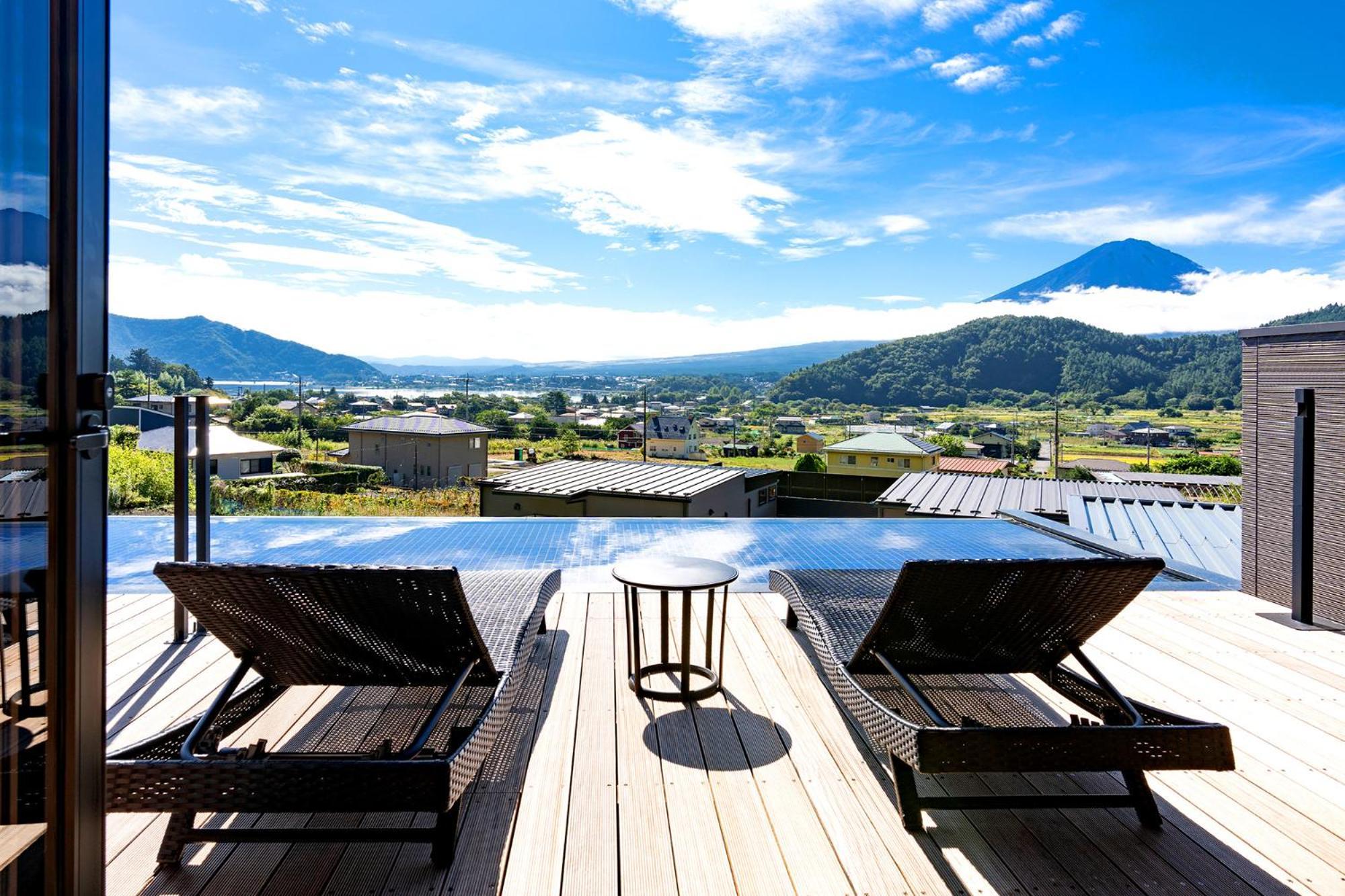 Fuji View And Spa Resort Tsumugi Kawaguchiko Fujikawaguchiko Exterior foto
